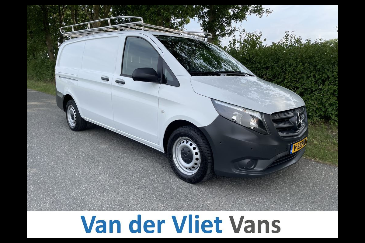 Mercedes-Benz Vito 114 CDI E6 Automaat Lang 3 zits BPM Vrij! Lease €352 p/m, Airco, Navi+Camera, Trekhaak, PDC, Imperiaal, Bedrijfsinrichting, Onderhoudshistorie aanwezig Mercedes-Benz Vito 114 CDI E6 Automaat Lang 3 zits BPM Vrij! Lease €352 p/m, Airco, Navi+Camera, Trekhaak, PDC, Imperiaal, Bedrijfsinrichting, Onderhoudshistorie aanwezig