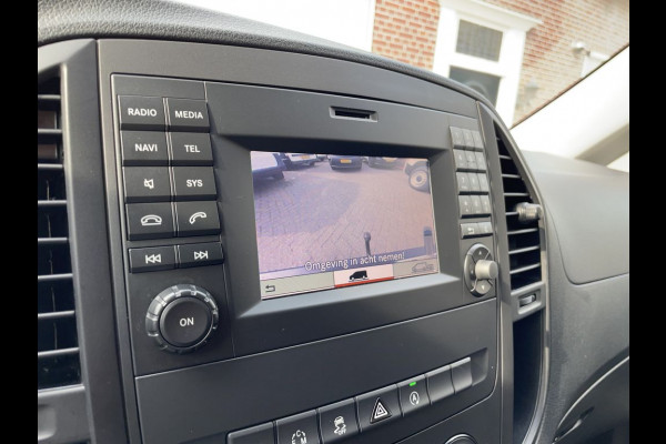 Mercedes-Benz Vito 114 CDI E6 Automaat Lang 3 zits BPM Vrij! Lease €352 p/m, Airco, Navi+Camera, Trekhaak, PDC, Imperiaal, Bedrijfsinrichting, Onderhoudshistorie aanwezig