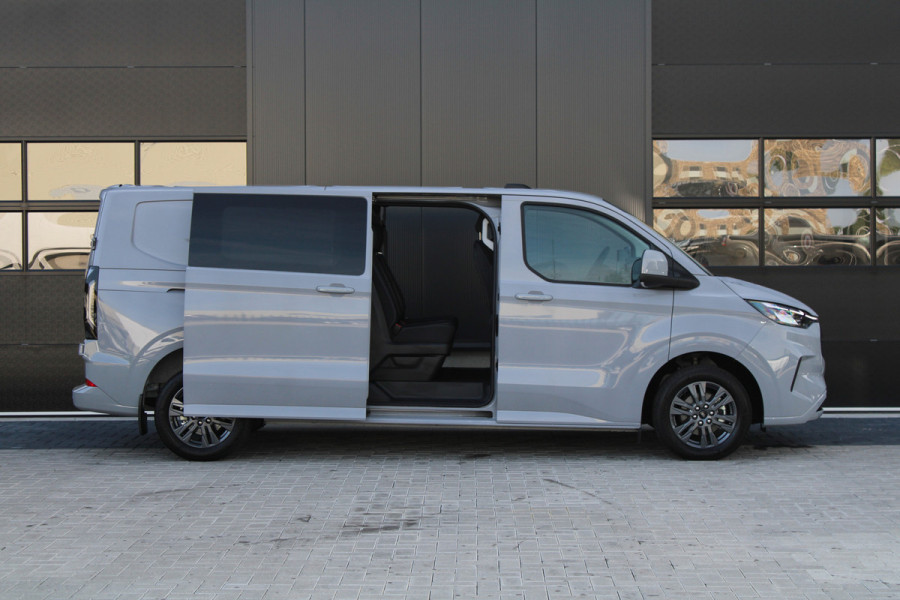 Ford Transit Custom 320 2.0 TDCI L2H1 Limited DC 170pk - 1+1 Stoel - ACC - Navi - 360 Camera - Omvormer - 2x Schuif - Rijklaar