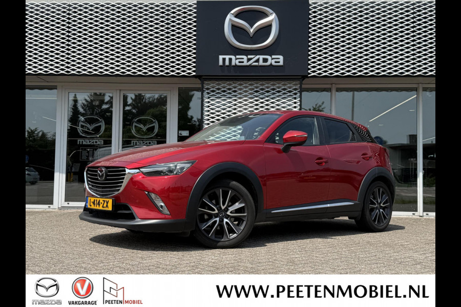 Mazda CX-3 2.0 SkyActiv-G 150 GT-M 4WD Automaat | 150PK STERK! | ADAPTIVE CRUISE | CAMERA |
