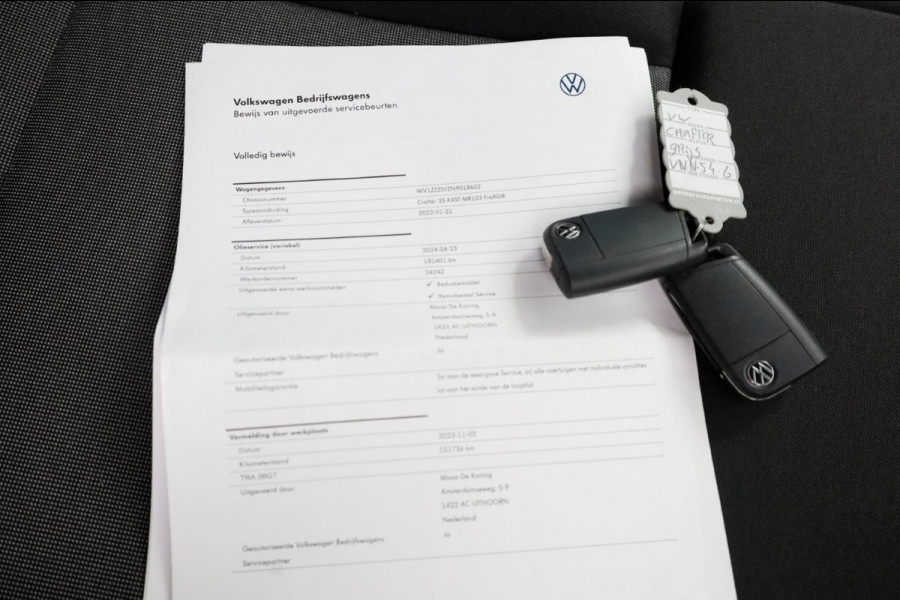 Volkswagen Crafter 35 2.0 TDI 140pk L3H3 (L2H2) DSG-Automaat Highline LED/ACC/Laadklep 500kg 01-2022