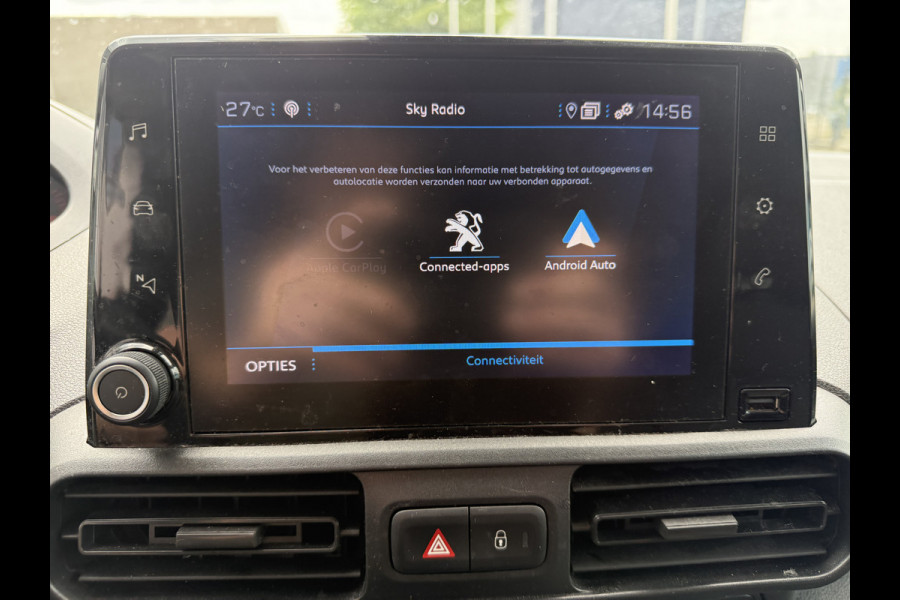 Peugeot Partner 1.5 102PK EURO6 BlueHDI Premium Cruise control/navi/carplay