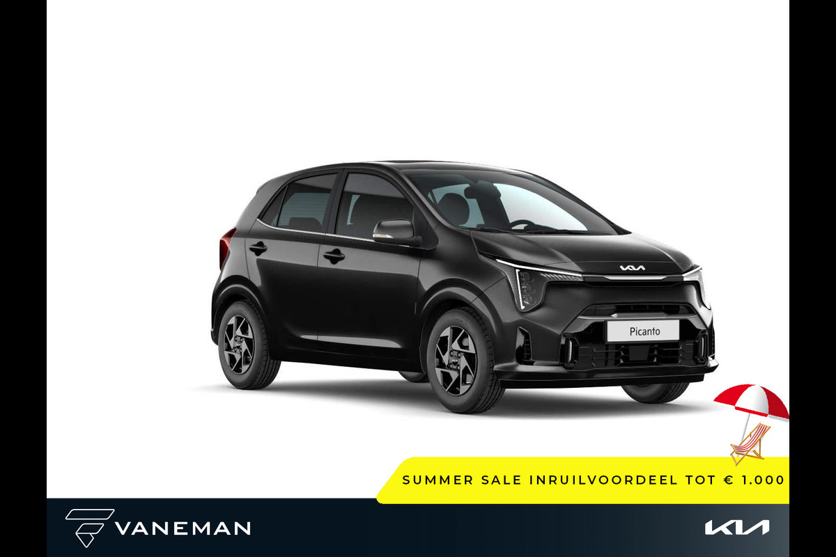 Kia Picanto 1.0 DPI DynamicLine | Buitenspiegels elektrisch verstel- en verwarmbaar | Apple Carplay / Android Auto