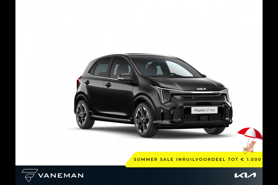 Kia Picanto 1.0 DPI GT-Line | Buitenspiegels elektrisch verstel- en verwarmbaar | Voorstoelen verwarmd