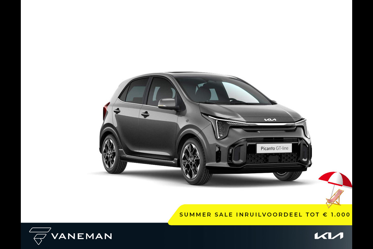 Kia Picanto 1.0 DPI GT-Line | Apple Carplay/Android Auto | Cruise control en stuurhulp Kia Picanto 1.0 DPI GT-Line | Apple Carplay/Android Auto | Cruise control en stuurhulp
