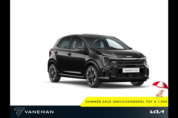 Kia Picanto 1.0 DPI GT-Line | Navigatiesysteem full map | Voorstoelen verwarmd