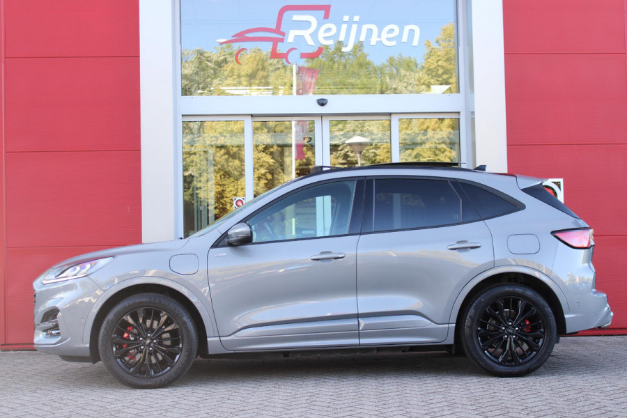 Ford Kuga 2.5 225PK PHEV ST-LINE | PANORAMISCH SCHUIF/KANTEL DAK | ELEKTRISCH BEDIENBARE ACHTERKLEP  | 360° CAMERA | KEYLESS ENTRY/START | CLIMATE CONTROL | ADAPTIVE CRUISE CONTROL | DAB+ RADIO | DRAADLOZE TELEFOONLADER | NAVIGATIE | APPLE CARPLAY/ANDROID AUTO | DODEHOEK DETECTIE | 19" LICHTMETALEN VELGEN |
