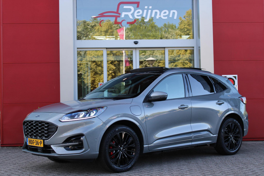 Ford Kuga 2.5 225PK PHEV ST-LINE | PANORAMISCH SCHUIF/KANTEL DAK | ELEKTRISCH BEDIENBARE ACHTERKLEP  | 360° CAMERA | KEYLESS ENTRY/START | CLIMATE CONTROL | ADAPTIVE CRUISE CONTROL | DAB+ RADIO | DRAADLOZE TELEFOONLADER | NAVIGATIE | APPLE CARPLAY/ANDROID AUTO | DODEHOEK DETECTIE | 19" LICHTMETALEN VELGEN |