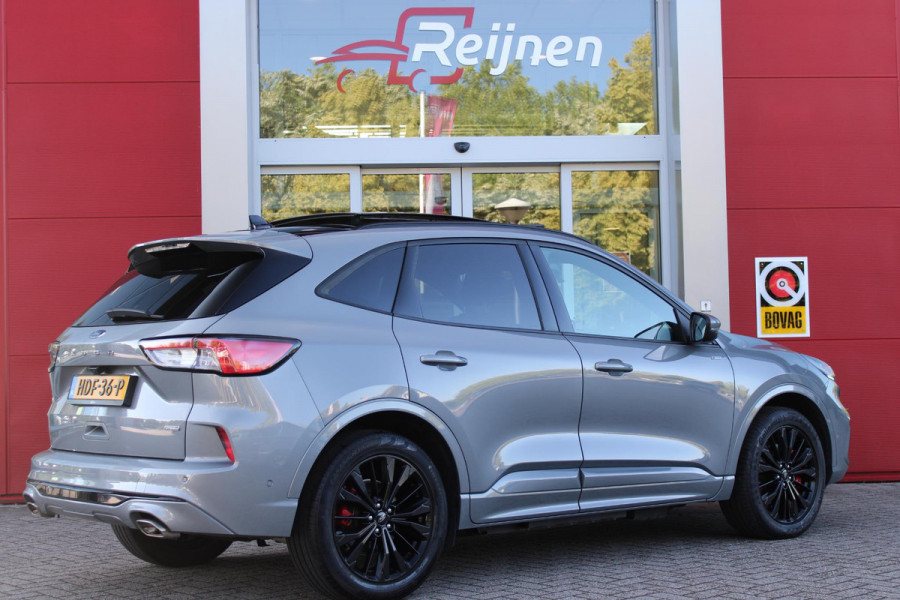 Ford Kuga 2.5 225PK PHEV ST-LINE | PANORAMISCH SCHUIF/KANTEL DAK | ELEKTRISCH BEDIENBARE ACHTERKLEP  | 360° CAMERA | KEYLESS ENTRY/START | CLIMATE CONTROL | ADAPTIVE CRUISE CONTROL | DAB+ RADIO | DRAADLOZE TELEFOONLADER | NAVIGATIE | APPLE CARPLAY/ANDROID AUTO | DODEHOEK DETECTIE | 19" LICHTMETALEN VELGEN |