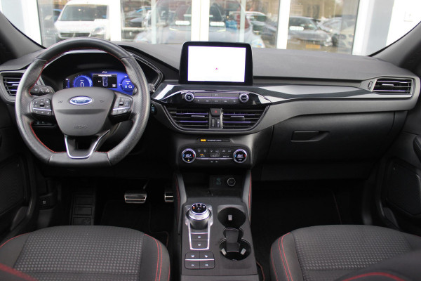 Ford Kuga 2.5 225PK PHEV ST-LINE | PANORAMISCH SCHUIF/KANTEL DAK | ELEKTRISCH BEDIENBARE ACHTERKLEP  | 360° CAMERA | KEYLESS ENTRY/START | CLIMATE CONTROL | ADAPTIVE CRUISE CONTROL | DAB+ RADIO | DRAADLOZE TELEFOONLADER | NAVIGATIE | APPLE CARPLAY/ANDROID AUTO | DODEHOEK DETECTIE | 19" LICHTMETALEN VELGEN |