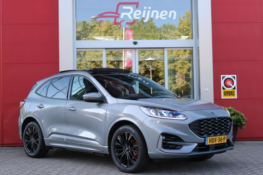Ford Kuga 2.5 225PK PHEV ST-LINE | PANORAMISCH SCHUIF/KANTEL DAK | ELEKTRISCH BEDIENBARE ACHTERKLEP  | 360° CAMERA | KEYLESS ENTRY/START | CLIMATE CONTROL | ADAPTIVE CRUISE CONTROL | DAB+ RADIO | DRAADLOZE TELEFOONLADER | NAVIGATIE | APPLE CARPLAY/ANDROID AUTO | DODEHOEK DETECTIE | 19" LICHTMETALEN VELGEN |