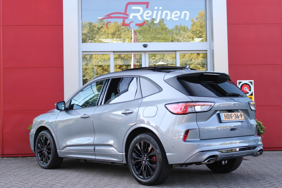 Ford Kuga 2.5 225PK PHEV ST-LINE | PANORAMISCH SCHUIF/KANTEL DAK | ELEKTRISCH BEDIENBARE ACHTERKLEP  | 360° CAMERA | KEYLESS ENTRY/START | CLIMATE CONTROL | ADAPTIVE CRUISE CONTROL | DAB+ RADIO | DRAADLOZE TELEFOONLADER | NAVIGATIE | APPLE CARPLAY/ANDROID AUTO | DODEHOEK DETECTIE | 19" LICHTMETALEN VELGEN |
