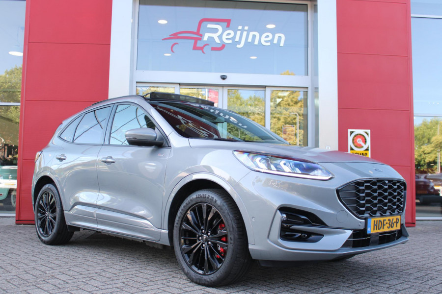 Ford Kuga 2.5 225PK PHEV ST-LINE | PANORAMISCH SCHUIF/KANTEL DAK | ELEKTRISCH BEDIENBARE ACHTERKLEP  | 360° CAMERA | KEYLESS ENTRY/START | CLIMATE CONTROL | ADAPTIVE CRUISE CONTROL | DAB+ RADIO | DRAADLOZE TELEFOONLADER | NAVIGATIE | APPLE CARPLAY/ANDROID AUTO | DODEHOEK DETECTIE | 19" LICHTMETALEN VELGEN |