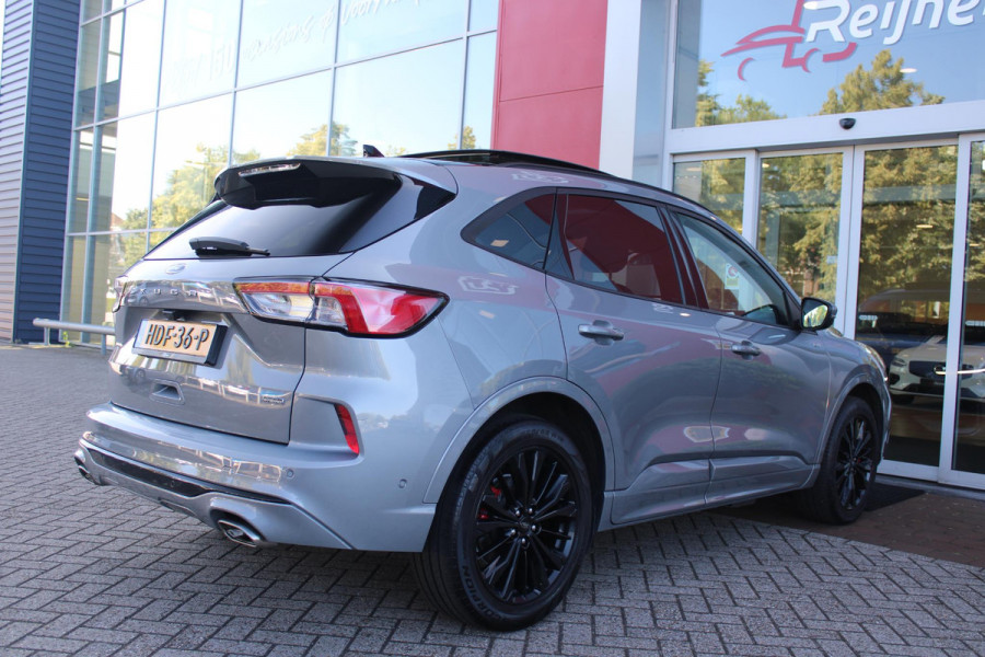 Ford Kuga 2.5 225PK PHEV ST-LINE | PANORAMISCH SCHUIF/KANTEL DAK | ELEKTRISCH BEDIENBARE ACHTERKLEP  | 360° CAMERA | KEYLESS ENTRY/START | CLIMATE CONTROL | ADAPTIVE CRUISE CONTROL | DAB+ RADIO | DRAADLOZE TELEFOONLADER | NAVIGATIE | APPLE CARPLAY/ANDROID AUTO | DODEHOEK DETECTIE | 19" LICHTMETALEN VELGEN |
