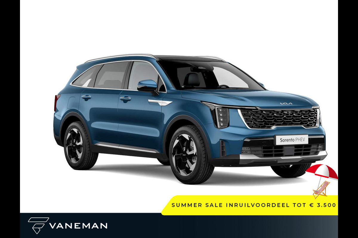 Kia Sorento 1.6 T-GDi Plug-in Hybrid 2WD DynamicPlusLine 7p. | 7-zits | Achterbank verwarmd | Zelf samenstellen Kia Sorento 1.6 T-GDi Plug-in Hybrid 2WD DynamicPlusLine 7p. | 7-zits | Achterbank verwarmd | Zelf samenstellen