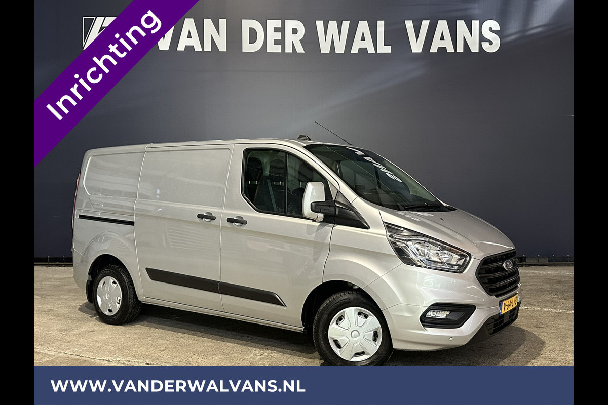 Ford Transit Custom 2.0 TDCI 131pk L1H1 Inrichting Euro6 Airco | Navigatie | Camera | LED | Cruisecontrol Stoelverwarming, Verwarmde voorruit, Parkeersensoren, Bijrijdersbank