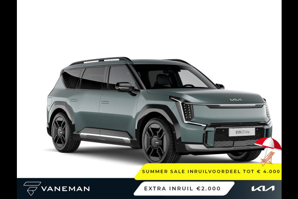 Kia EV9 GT-Line AWD 6p. 99.8 kWh | Apple Carplay/Android Auto | Voorstoel(en) met massagefunctie
