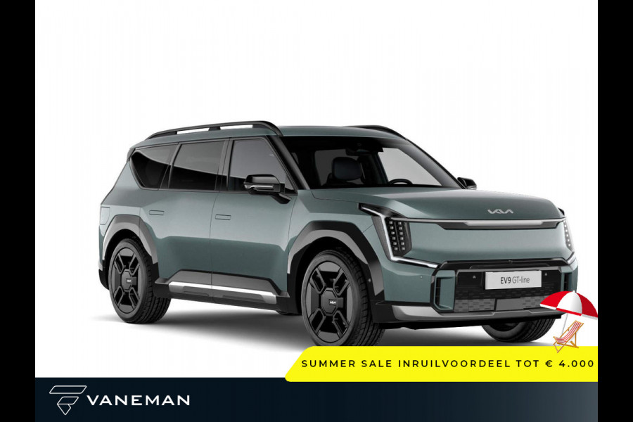 Kia EV9 GT-Line AWD 99.8 kWh | Zelfnivellerende achtervering | Cruise control adaptief met Stop&Go en stuurhulp