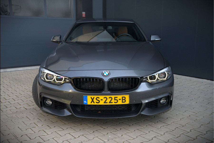 BMW 4 Serie Gran Coupé 418i High Executive M Sport | Stoelverwarming | Camera | Cognac Leer | Keyless | Shadow Line | Hifi | Automaat | NAP | DAB | LED | Navigatie Prof. | Cruise Control |