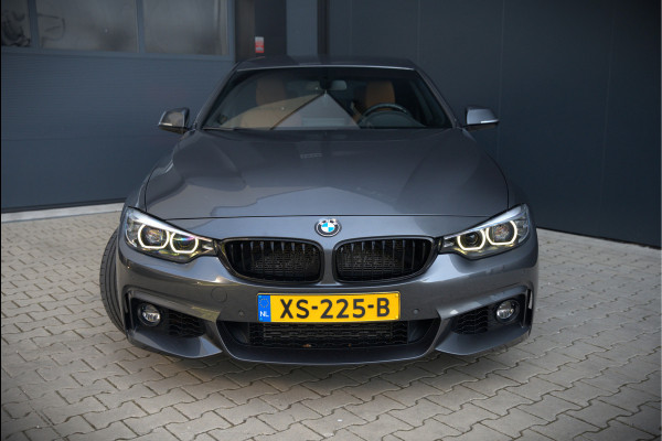 BMW 4 Serie Gran Coupé 418i High Executive M Sport | Stoelverwarming | Camera | Cognac Leer | Keyless | Shadow Line | Hifi | Automaat | NAP | DAB | LED | Navigatie Prof. | Cruise Control |