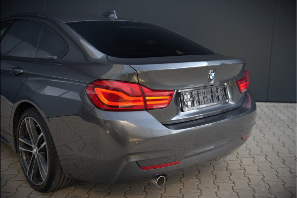 BMW 4 Serie Gran Coupé 418i High Executive M Sport | Stoelverwarming | Camera | Cognac Leer | Keyless | Shadow Line | Hifi | Automaat | NAP | DAB | LED | Navigatie Prof. | Cruise Control |