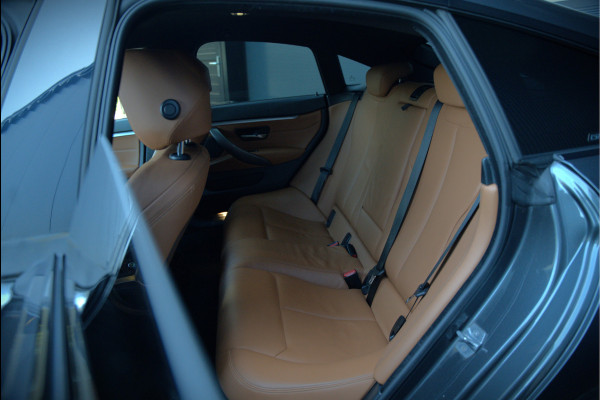 BMW 4 Serie Gran Coupé 418i High Executive M Sport | Stoelverwarming | Camera | Cognac Leer | Keyless | Shadow Line | Hifi | Automaat | NAP | DAB | LED | Navigatie Prof. | Cruise Control |