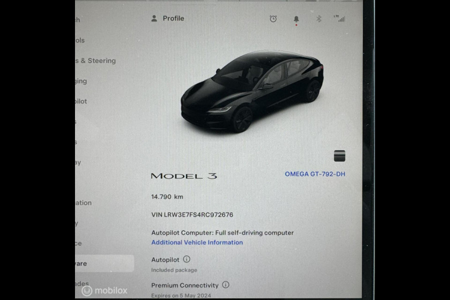 Tesla Model 3 Long Range AWD 78 kWh