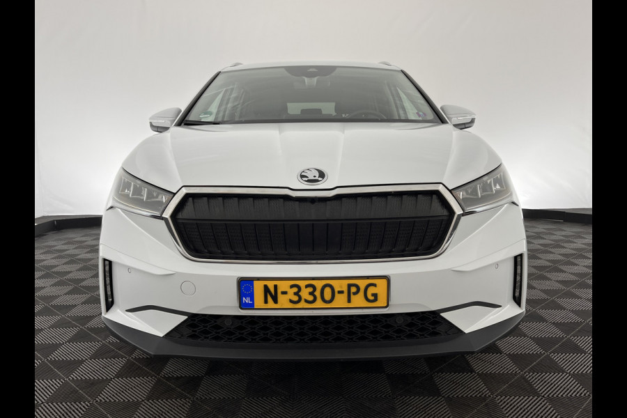 Škoda ENYAQ iV 80 (INCL.BTW) *DIGI-COCKPIT | FULL-LED | 1/2LEATHER | BLINDSPOT | CAMERA | NAVI-FULLMAP | DAB+ | KEYLESS | 19''ALU*