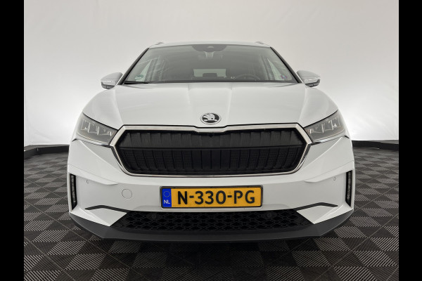 Škoda ENYAQ iV 80 (INCL.BTW) *DIGI-COCKPIT | FULL-LED | 1/2LEATHER | BLINDSPOT | CAMERA | NAVI-FULLMAP | DAB+ | KEYLESS | 19''ALU*