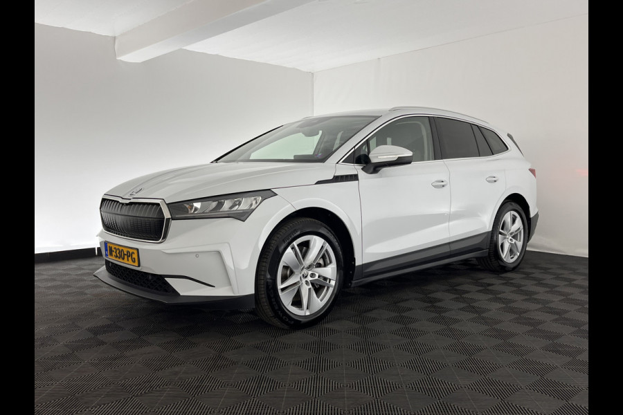 Škoda ENYAQ iV 80 (INCL.BTW) *DIGI-COCKPIT | FULL-LED | 1/2LEATHER | BLINDSPOT | CAMERA | NAVI-FULLMAP | DAB+ | KEYLESS | 19''ALU*