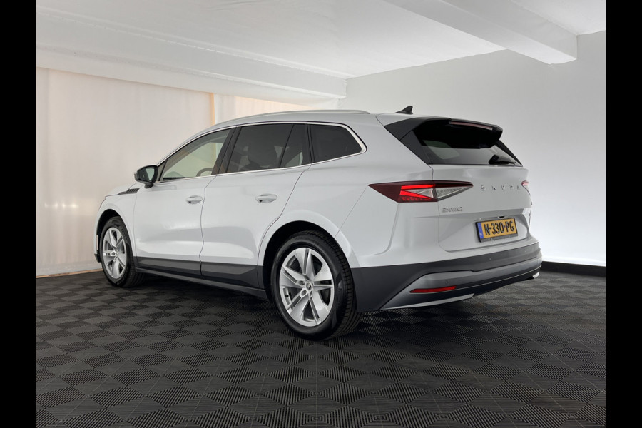 Škoda ENYAQ iV 80 (INCL.BTW) *DIGI-COCKPIT | FULL-LED | 1/2LEATHER | BLINDSPOT | CAMERA | NAVI-FULLMAP | DAB+ | KEYLESS | 19''ALU*