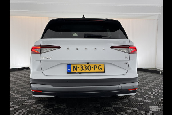 Škoda ENYAQ iV 80 (INCL.BTW) *DIGI-COCKPIT | FULL-LED | 1/2LEATHER | BLINDSPOT | CAMERA | NAVI-FULLMAP | DAB+ | KEYLESS | 19''ALU*