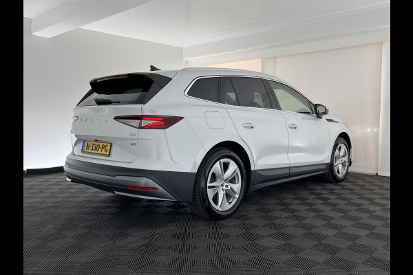 Škoda ENYAQ iV 80 (INCL.BTW) *DIGI-COCKPIT | FULL-LED | 1/2LEATHER | BLINDSPOT | CAMERA | NAVI-FULLMAP | DAB+ | KEYLESS | 19''ALU*