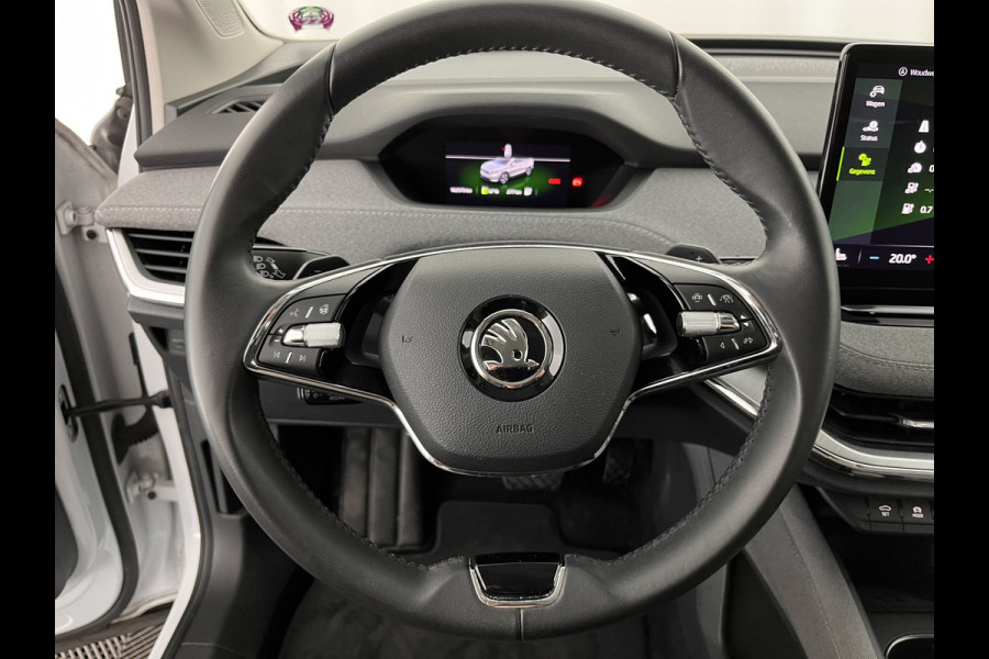 Škoda ENYAQ iV 80 (INCL.BTW) *DIGI-COCKPIT | FULL-LED | 1/2LEATHER | BLINDSPOT | CAMERA | NAVI-FULLMAP | DAB+ | KEYLESS | 19''ALU*