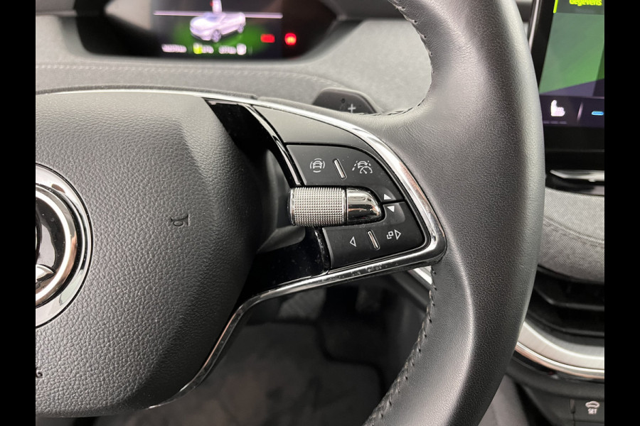 Škoda ENYAQ iV 80 (INCL.BTW) *DIGI-COCKPIT | FULL-LED | 1/2LEATHER | BLINDSPOT | CAMERA | NAVI-FULLMAP | DAB+ | KEYLESS | 19''ALU*