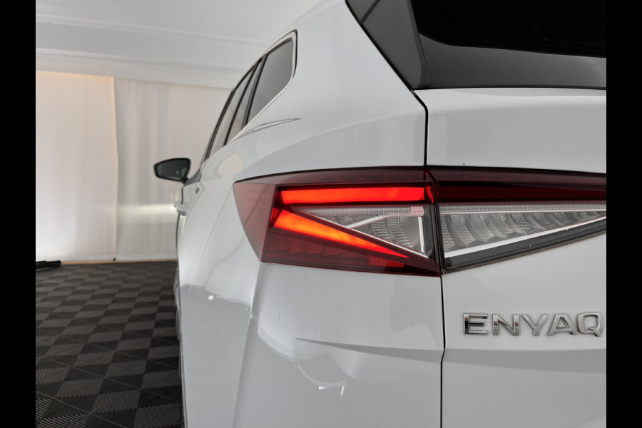 Škoda ENYAQ iV 80 (INCL.BTW) *DIGI-COCKPIT | FULL-LED | 1/2LEATHER | BLINDSPOT | CAMERA | NAVI-FULLMAP | DAB+ | KEYLESS | 19''ALU*
