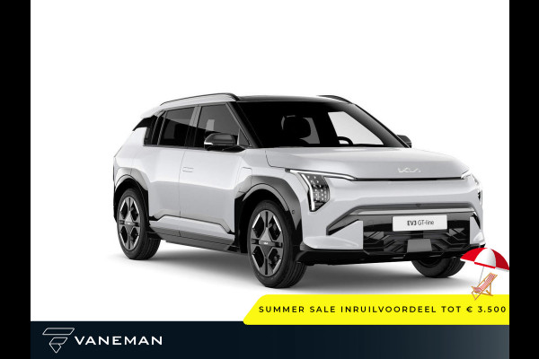 Kia EV3 GT-Line 81.4 kWh | Cruise control adaptief met Stop&Go en stuurhulp | Vegan lederen stoelbekleding ‘GT-Line’