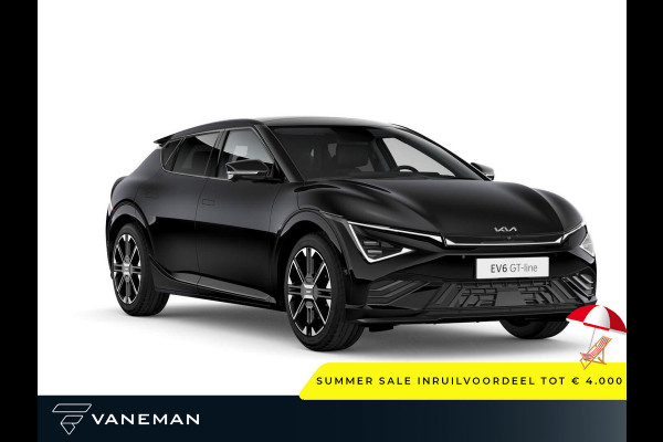 Kia Ev6 GT-Line 84 kWh | Autonomous Emergency Braking | Kunstleder/suede bekleding | Panoramadak