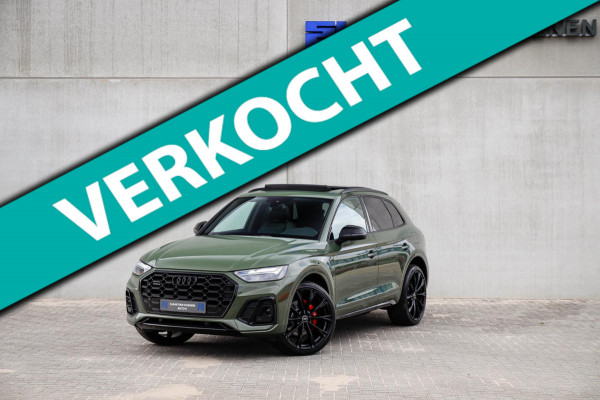 Audi Q5 50 TFSI e Quattro Competition S Edition S-Line 299pk Automaat|1e Eig|DLR|Panoramadak|Virtual Cockpit|Camera|Black|Trekhaak