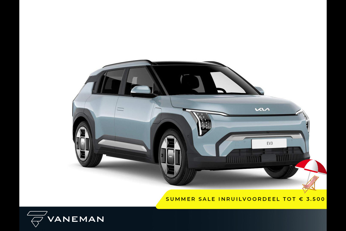 Kia EV3 Plus Advanced 81.4 kWh | Elektrisch glazen schuif-/kanteldak | Apple Carplay/Android Auto Kia EV3 Plus Advanced 81.4 kWh | Elektrisch glazen schuif-/kanteldak | Apple Carplay/Android Auto