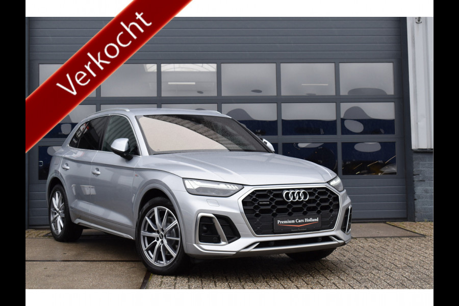 Audi Q5 55 TFSI e S-Line 367 Pk Luchtvering Trekhaak Matrix ACC Sfeerverlichting 20 Inch