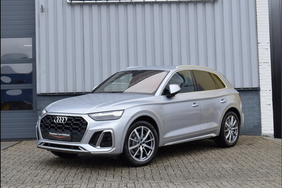 Audi Q5 55 TFSI e S-Line 367 Pk Luchtvering Trekhaak Matrix ACC Sfeerverlichting 20 Inch