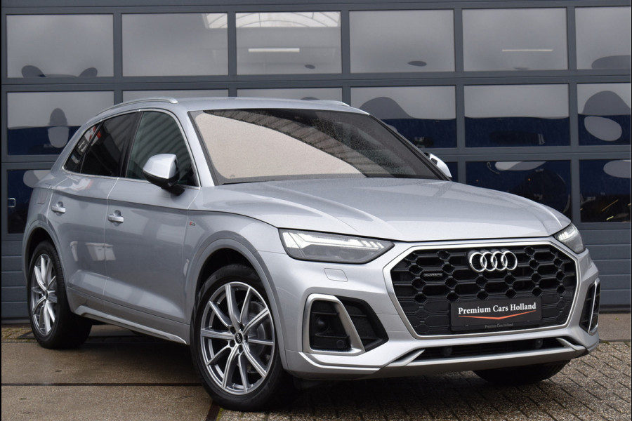 Audi Q5 55 TFSI e S-Line 367 Pk Luchtvering Trekhaak Matrix ACC Sfeerverlichting 20 Inch