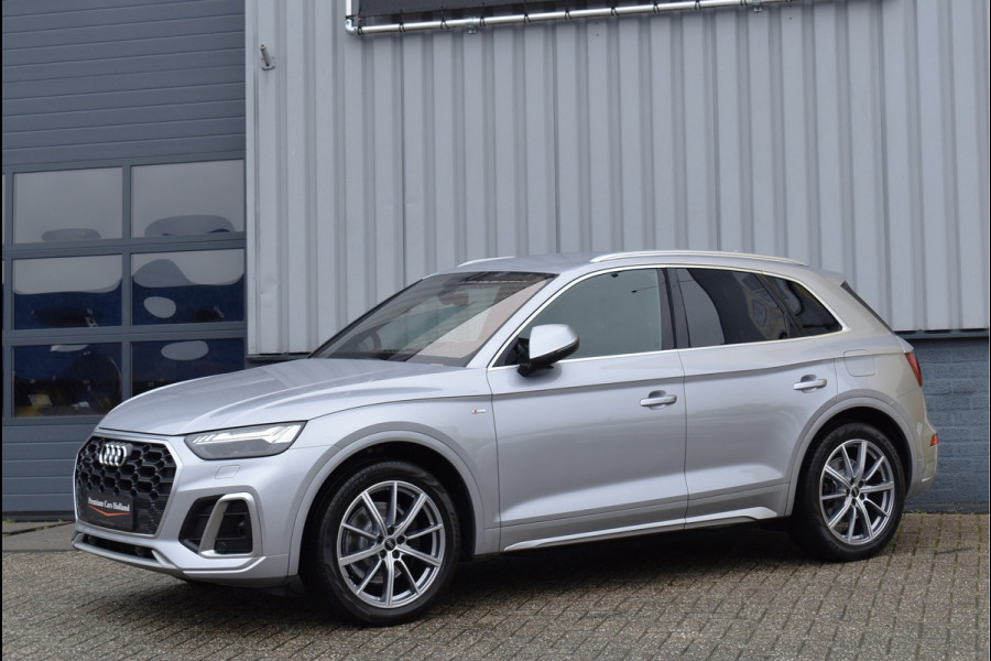 Audi Q5 55 TFSI e S-Line 367 Pk Luchtvering Trekhaak Matrix ACC Sfeerverlichting 20 Inch