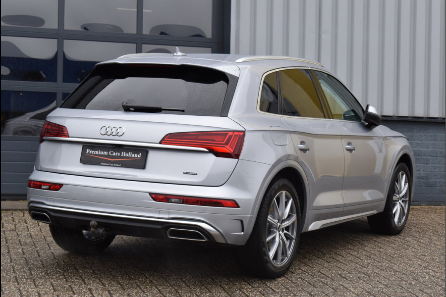 Audi Q5 55 TFSI e S-Line 367 Pk Luchtvering Trekhaak Matrix ACC Sfeerverlichting 20 Inch