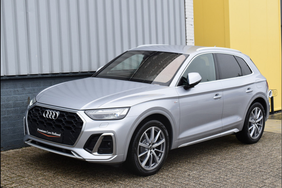 Audi Q5 55 TFSI e S-Line 367 Pk Luchtvering Trekhaak Matrix ACC Sfeerverlichting 20 Inch