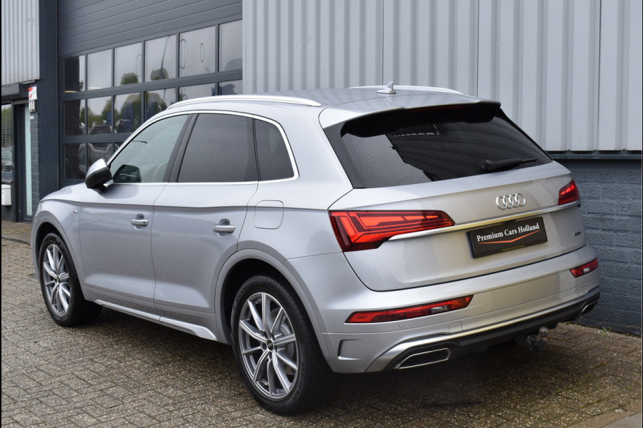 Audi Q5 55 TFSI e S-Line 367 Pk Luchtvering Trekhaak Matrix ACC Sfeerverlichting 20 Inch