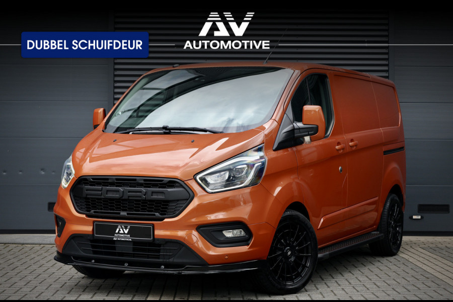 Ford Transit Custom 320 2.0 TDCI AUT 170PK Limited | L+R Schuifdeur | Camera | Xenon | CarPlay | Standkachel | Trekhaak | Stoelverwarming | Airco | Dealer onderhouden | Raptor Edition | Nieuwe APK | Onderhoudsbeurt