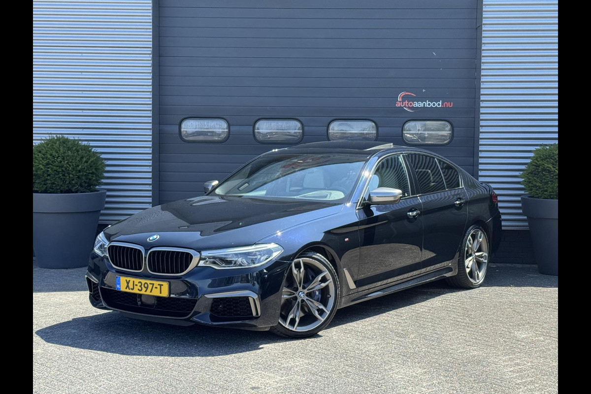 BMW 5 Serie M550i xDrive High Executive | Panoramadak | Head-Up Display | Harmon Kardon | Camera | Stoel Ventilatie/Verwarming | BMW 5 Serie M550i xDrive High Executive | Panoramadak | Head-Up Display | Harmon Kardon | Camera | Stoel Ventilatie/Verwarming |