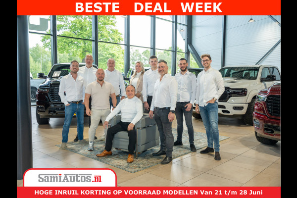 Dodge Ram 1500 Limited Night H.O 540HP 706Nm | Massage + Full Option | De Meest Luxe en Volle Pick-Up in zijn Klasse | Comfortabele Dubbele Cabine met Royale 5 Zitplaatsen | BPM vrij | Nu Leverbaar uit Voorraad | Voorraad Nr 2384 - 5408